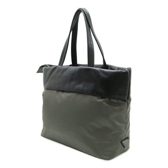 PRADA Black Leather Tote Bag - Picture 3 of 10